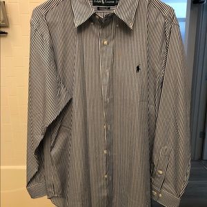 Ralph Lauren Striped Dress Shirt Excellent